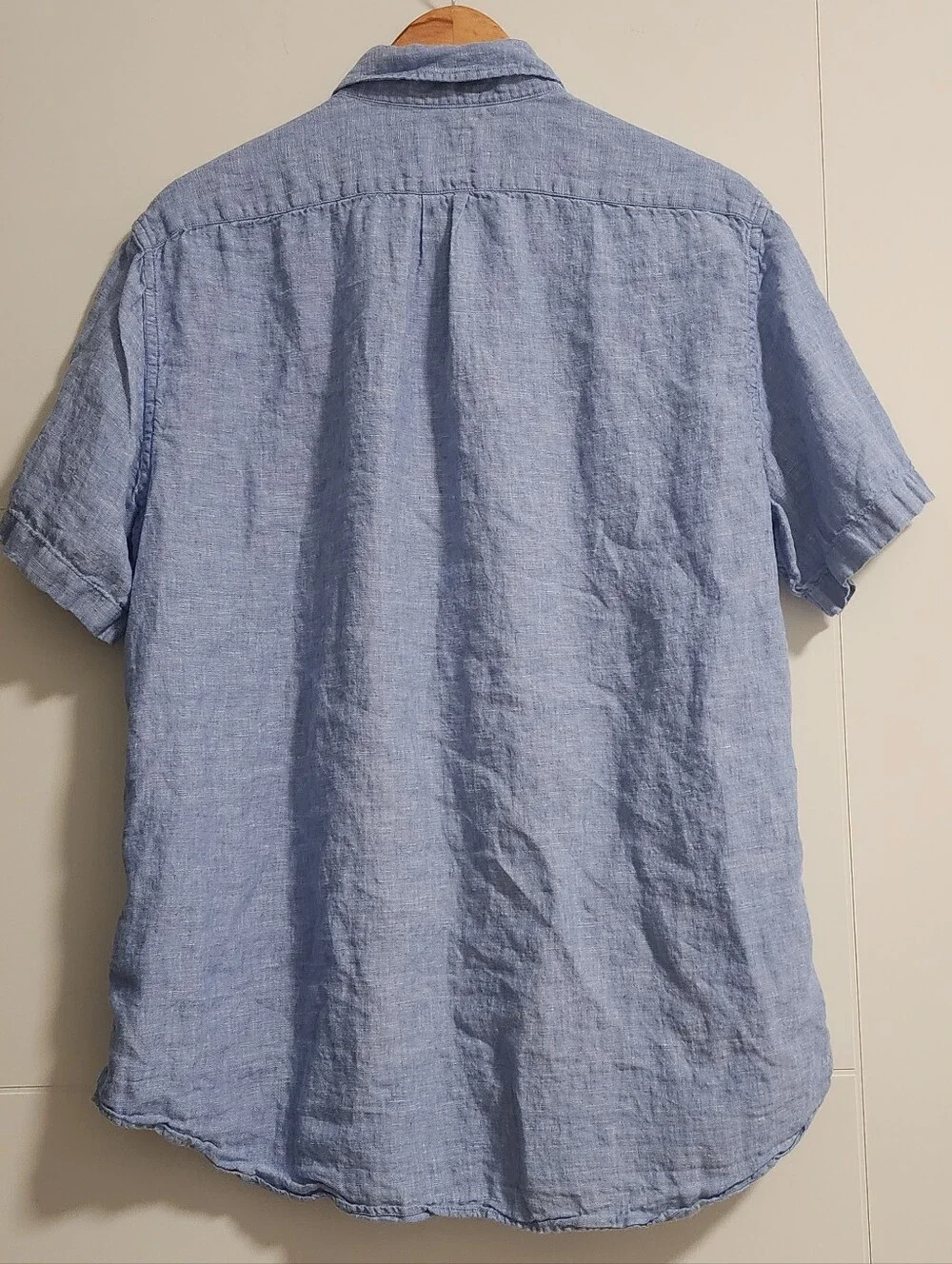 J.Crew Tall short-sleeve Baird McNutt 100% Irish linen shirt